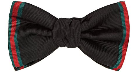 black gucci bow tie|gucci bow tie brooch.